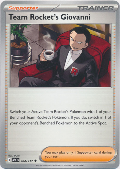 ME Ascended Heroes 204/217 Team Rocket's Giovanni