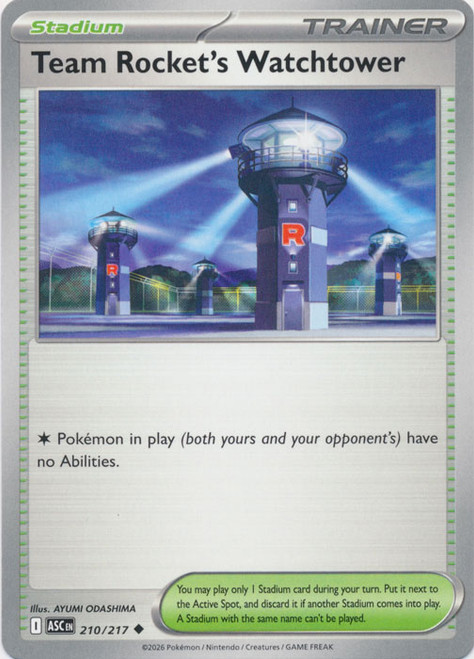 ME Ascended Heroes 210/217 Team Rocket's Watchtower