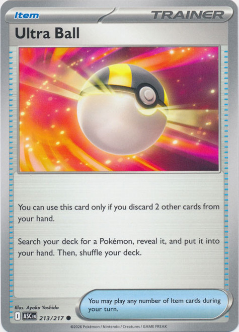 ME Ascended Heroes 213/217 Ultra Ball