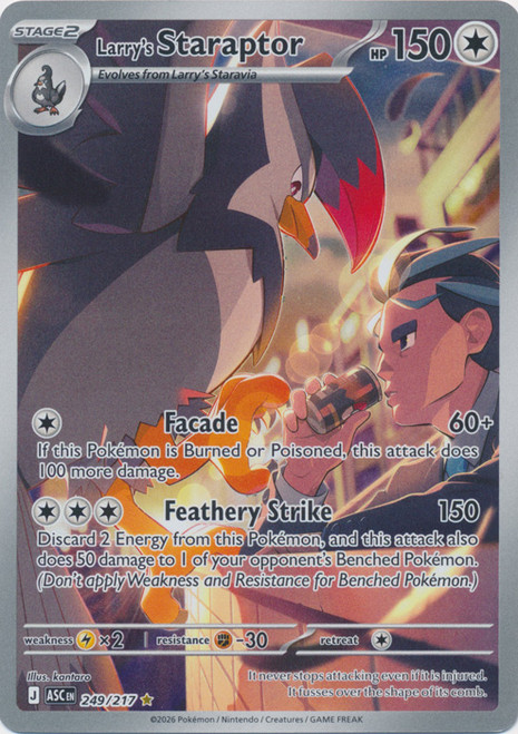 ME Ascended Heroes 249/217 Larry's Staraptor (Illustration Rare)