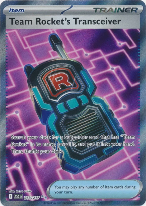 ME Ascended Heroes 263/217 Team Rocket's Transceiver (Full Art)