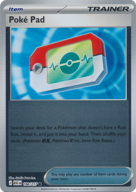 ME Ascended Heroes 198/217 Poké Pad (Reverse Holo)