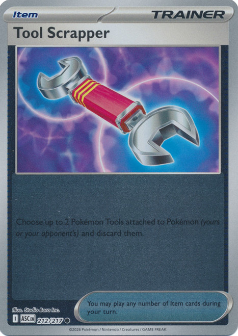 ME Ascended Heroes 212/217 Tool Scrapper (Reverse Holo)