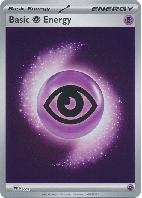 Mega Evolution MEE EN05 Basic Psychic Energy (Holo)