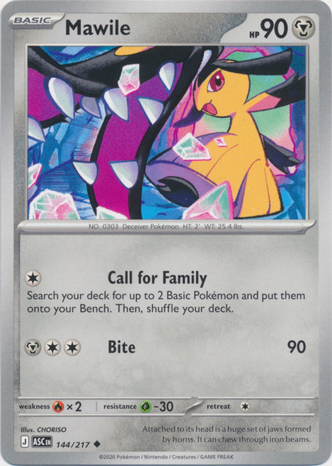 ME Ascended Heroes 144/217 Mawile