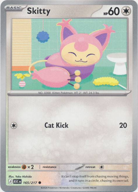 ME Ascended Heroes 165/217 Skitty