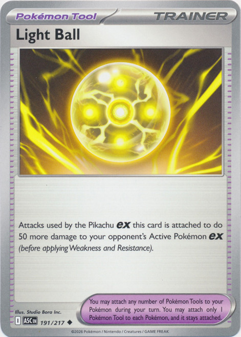 ME Ascended Heroes 191/217 Light Ball