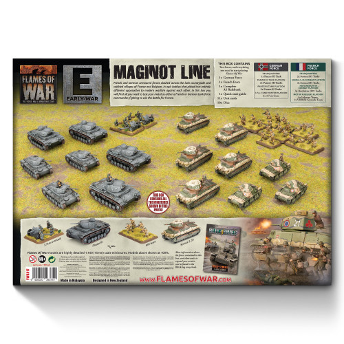 Flames of War - Maginot Line: German vs French Starter Set (Plastic)