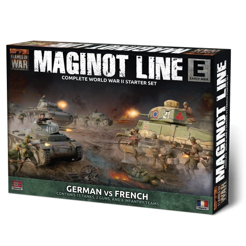 Flames of War - Maginot Line: German vs French Starter Set (Plastic)