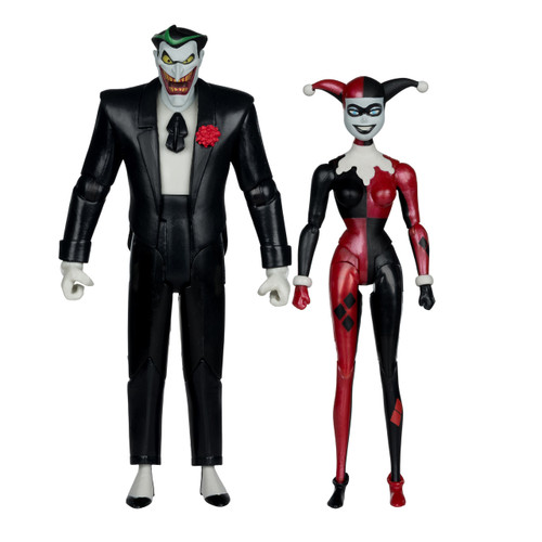 DC Direct: Batman: The Animated Series - Harley Quinn and The Joker Mad Love Gold Label 2-Pack