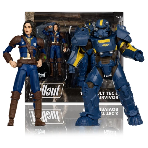Fallout: T-60 Vault Tec and Sole Survivor 7-Inch Figure 2 Pack
