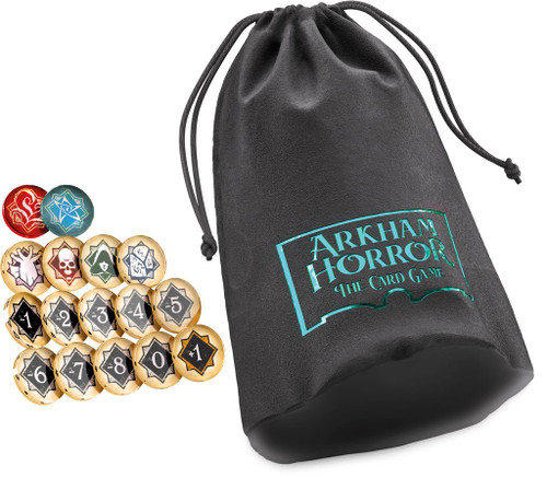 Gamegenic Arkham Horror: Chaos Tokens + Token Bag