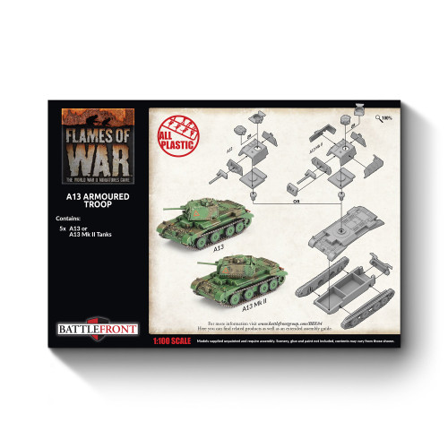 Flames of War - A13 Cruiser MKIII Armoured Troop