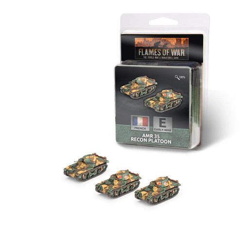 Flames of War - Renault AMR 35 Recon Platoon (x3)