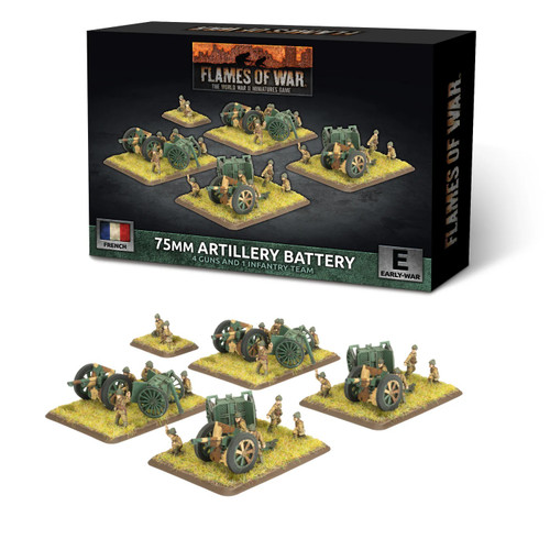 Flames of War - French: 75mm 1897 Gun Battery