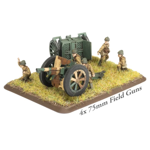 Flames of War - French: 75mm 1897 Gun Battery