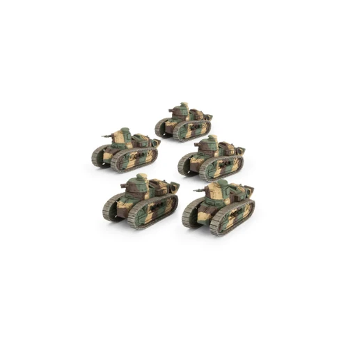 Flames of War - French: Renault FT Tank Platoon (x5)
