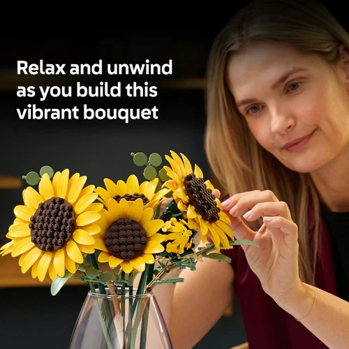 Botanicals Sunflower Bouquet Flower Decor Set 11502