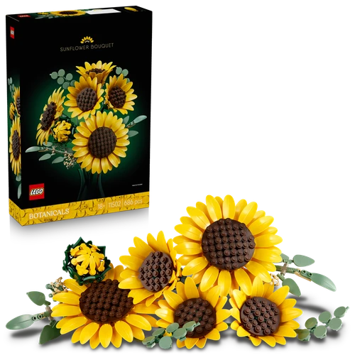 Botanicals Sunflower Bouquet Flower Decor Set 11502