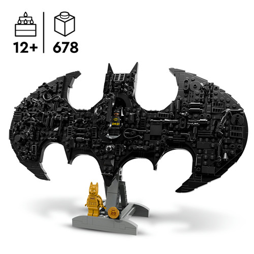 DC Batman Logo Building Set with Minifigures 76330
