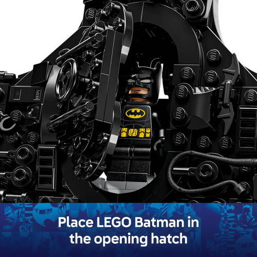 DC Batman Logo Building Set with Minifigures 76330