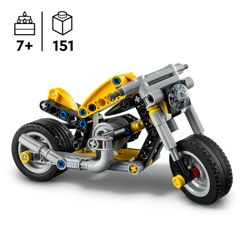 Technic Yellow Motorbike Set 42225