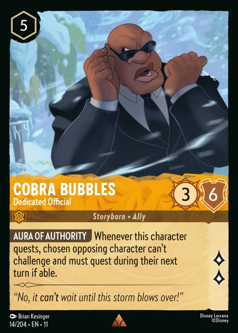 Cobra Bubbles - Dedicated Official (Foil)