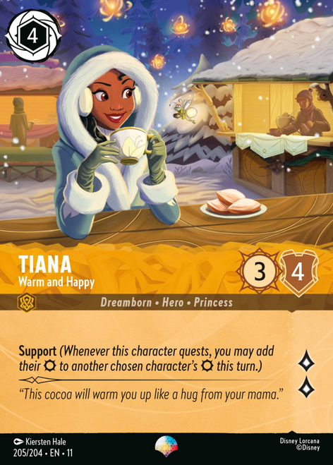 Tiana - Warm and Happy (Epic Rare)