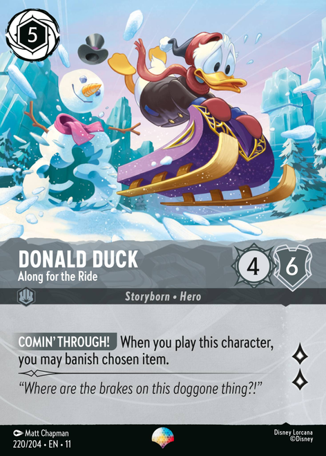 Donald Duck - Along for the Ride (Epic Rare)