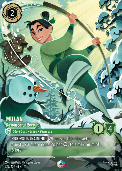 Mulan - Resourceful Recruit (Enchanted Rare)