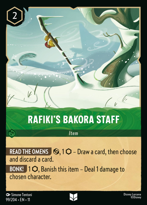 Rafiki's Bakora Staff (Foil)