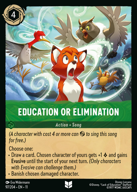 Education or Elimination (Foil)