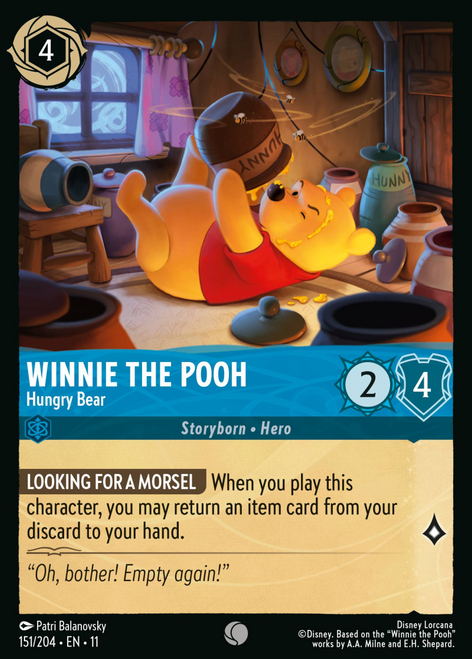 Winnie the Pooh - Hungry Bear (Foil)