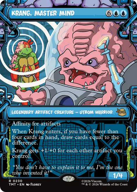 Krang, Master Mind (Showcase Frame)