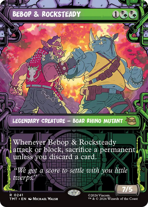 Bebop & Rocksteady (Showcase Frame)