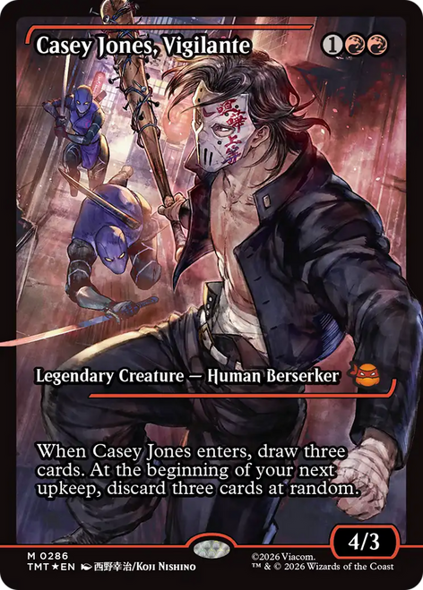 Casey Jones, Vigilante (Japan Showcase Foil)