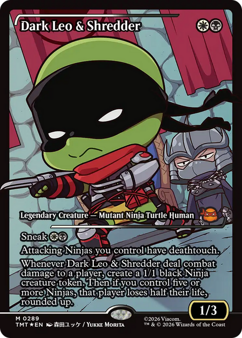 Dark Leo & Shredder (Japan Showcase Foil)