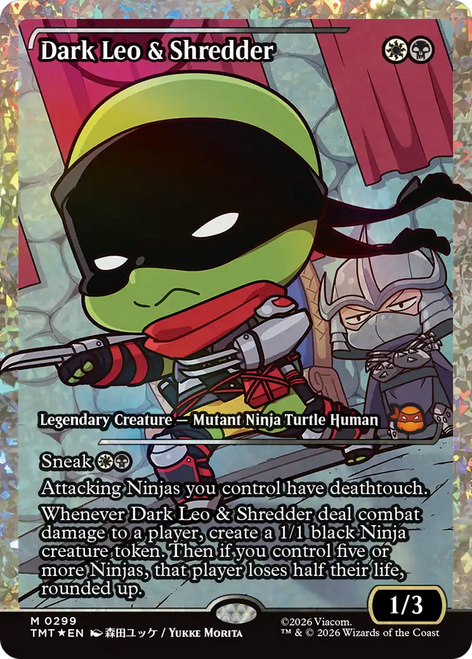 Dark Leo & Shredder (Japan Showcase Fracture Foil)