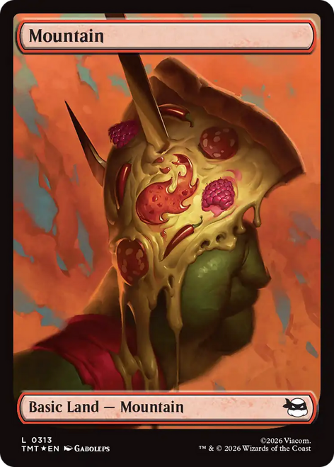 Mountain (#313) (Full Art Surge Foil)