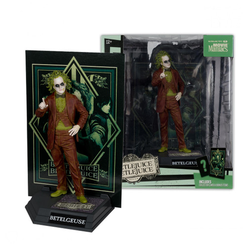 Movie Maniacs: Beetlejuice Beetlejuice - Betelgeuse 6-Inch Posed Figure [Glow In The Dark Edition]