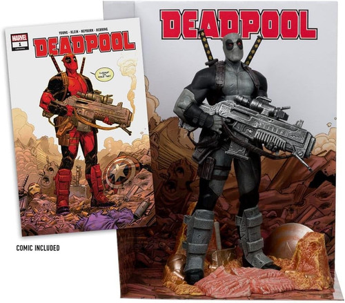 Marvel: X-Force Deadpool (Deadpool #1) (Platinum Edition) 1:6th Scale Posed Figure