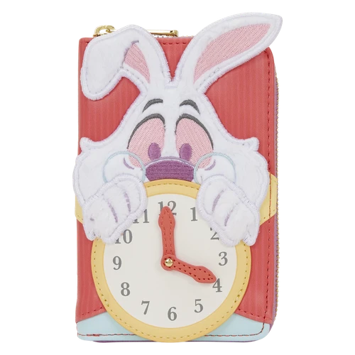 Disney: Alice in Wonderland White Rabbit Zip Around Wallet