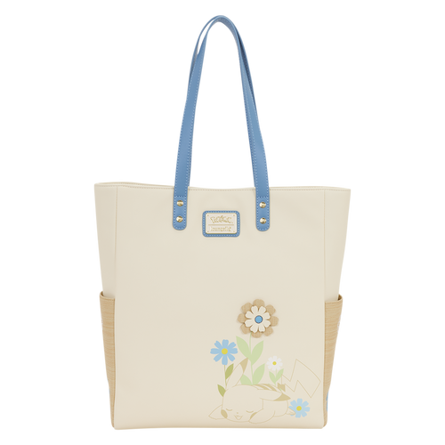 Pokemon: Floral Tote Crossbody Bag with Coin Bag
