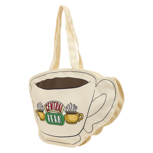 Friends: Central Perk Coffee Cup Oversized Canvas Tote Bag