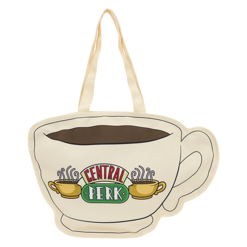 Friends: Central Perk Coffee Cup Oversized Canvas Tote Bag