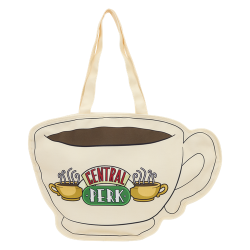 Friends: Central Perk Coffee Cup Oversized Canvas Tote Bag