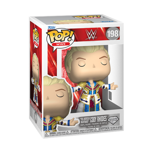 POP! WWE #198 "The American Nightmare" Cody Rhodes (Diamond)