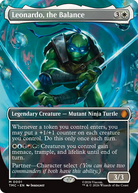 Leonardo, the Balance (Borderless Art)