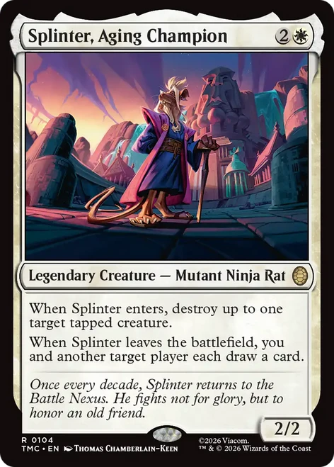 Splinter, Aging Champion