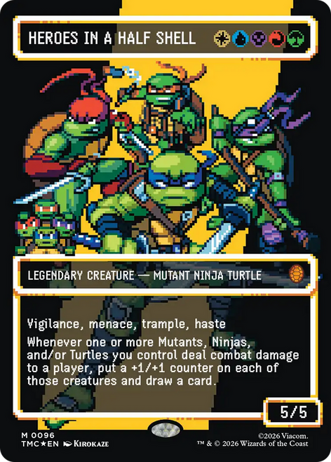 Heroes in a Half Shell (Borderless Pixel Surge Foil)